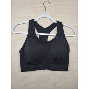 Truekind Women's SZ Large Supportive Comfort Wireless Shaping Bra Padded Black